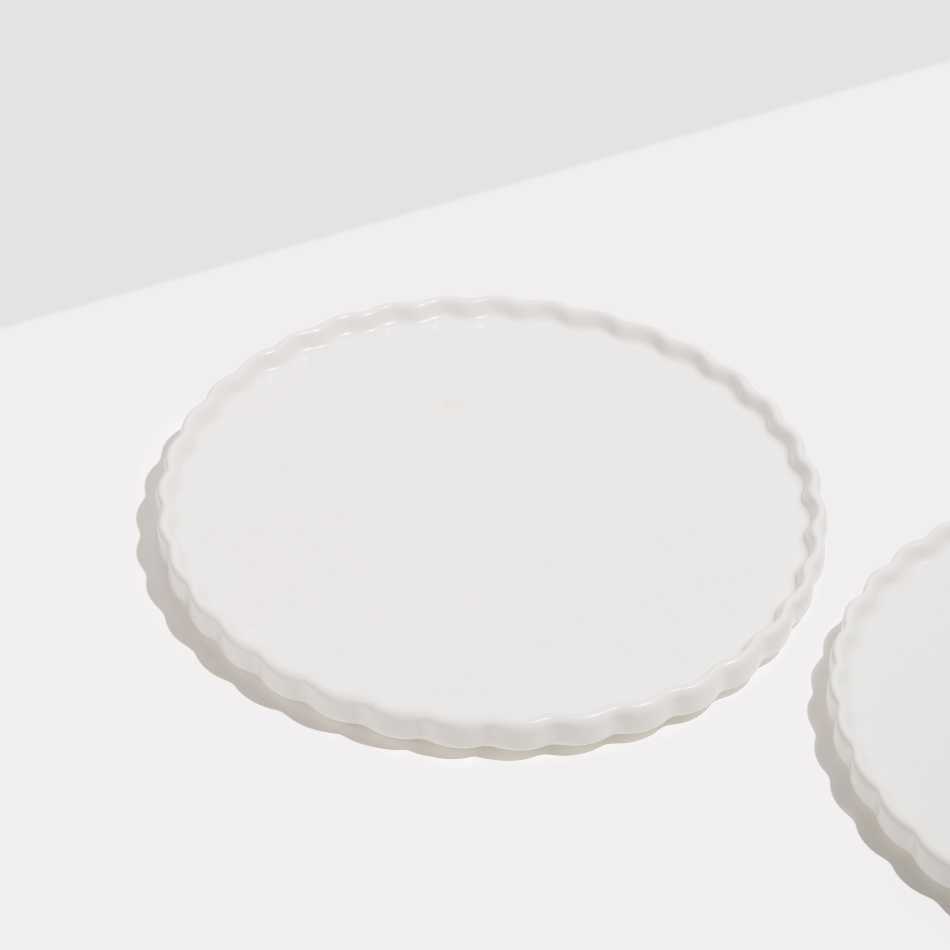 WHITE | FAZEEK | TWO SET WAVE DINNER PLATE