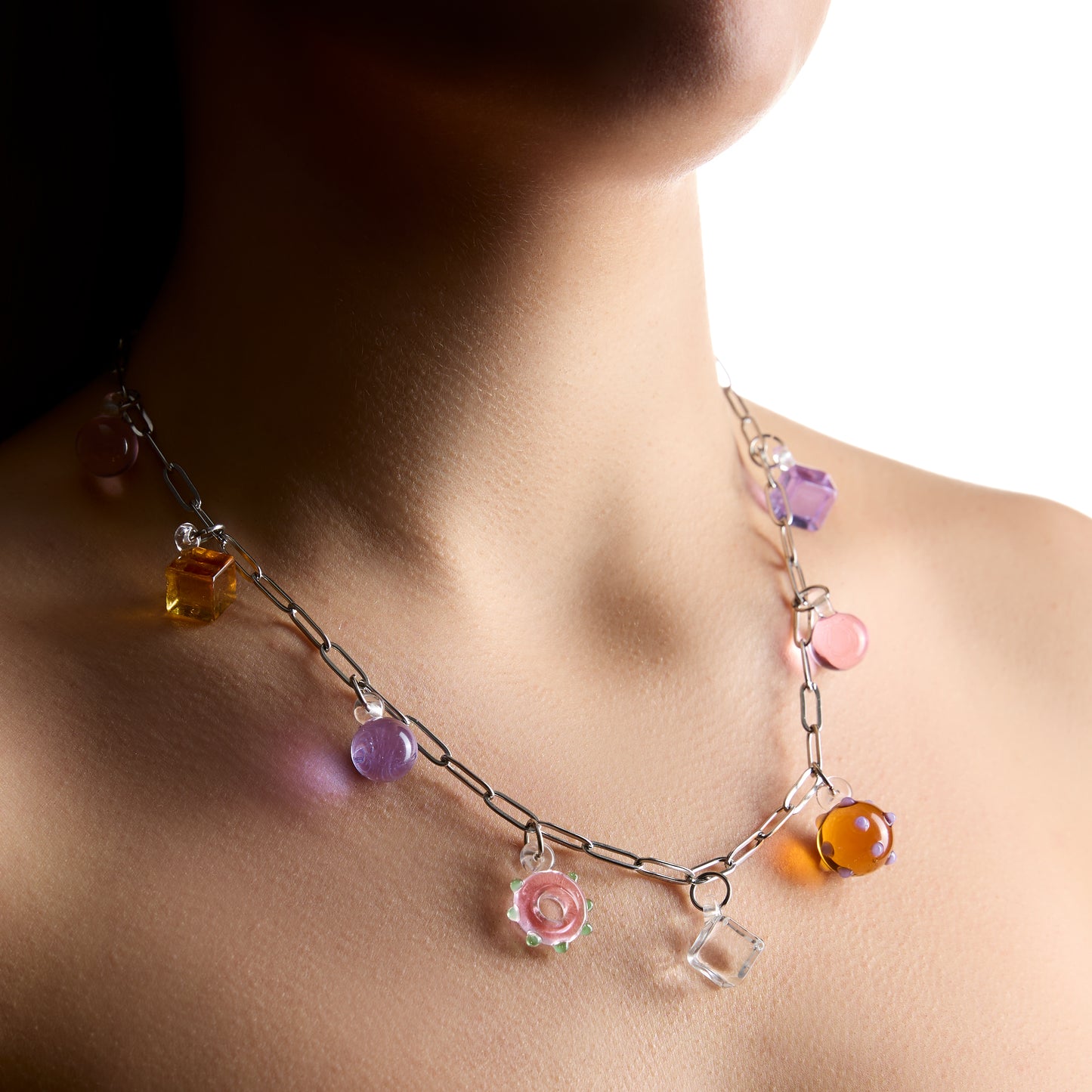 Shop Now Charm Necklace - Silver at Fazeek