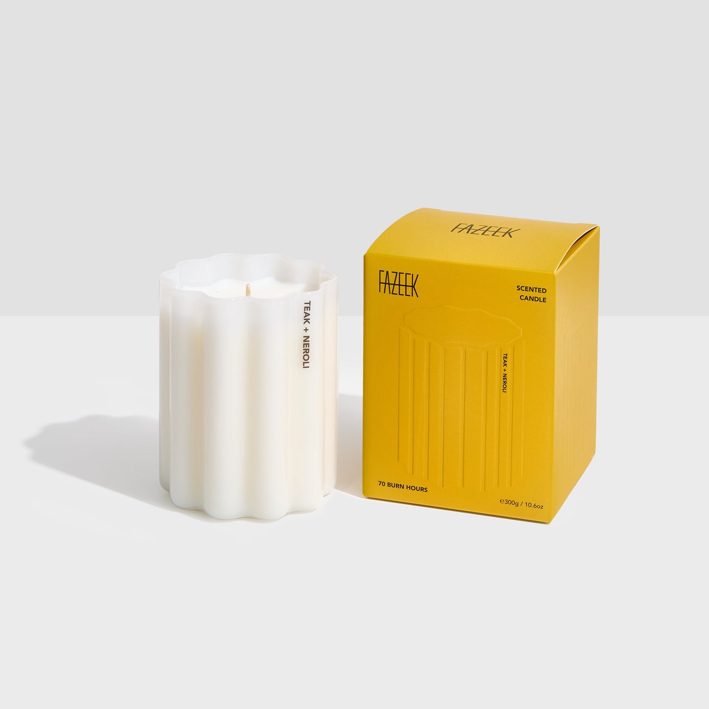 WAVE CANDLE Teak + Neroli