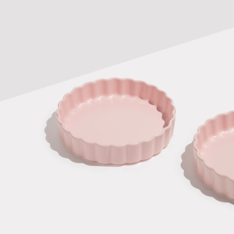 TWO X WAVE BOWLS - PINK