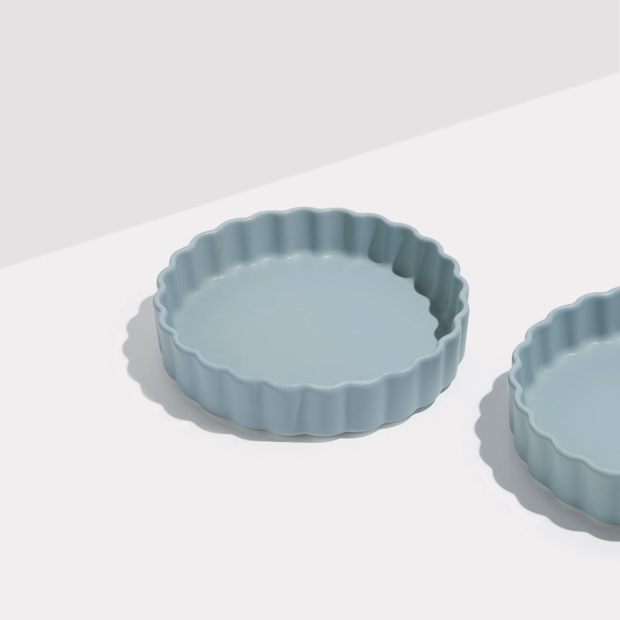 TWO X WAVE BOWLS - BLUE