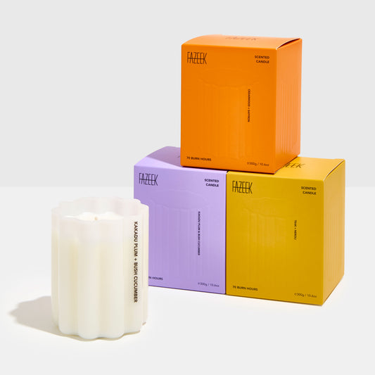 'SIGNATURE' WAVE CANDLE BUNDLE - 3 PACK