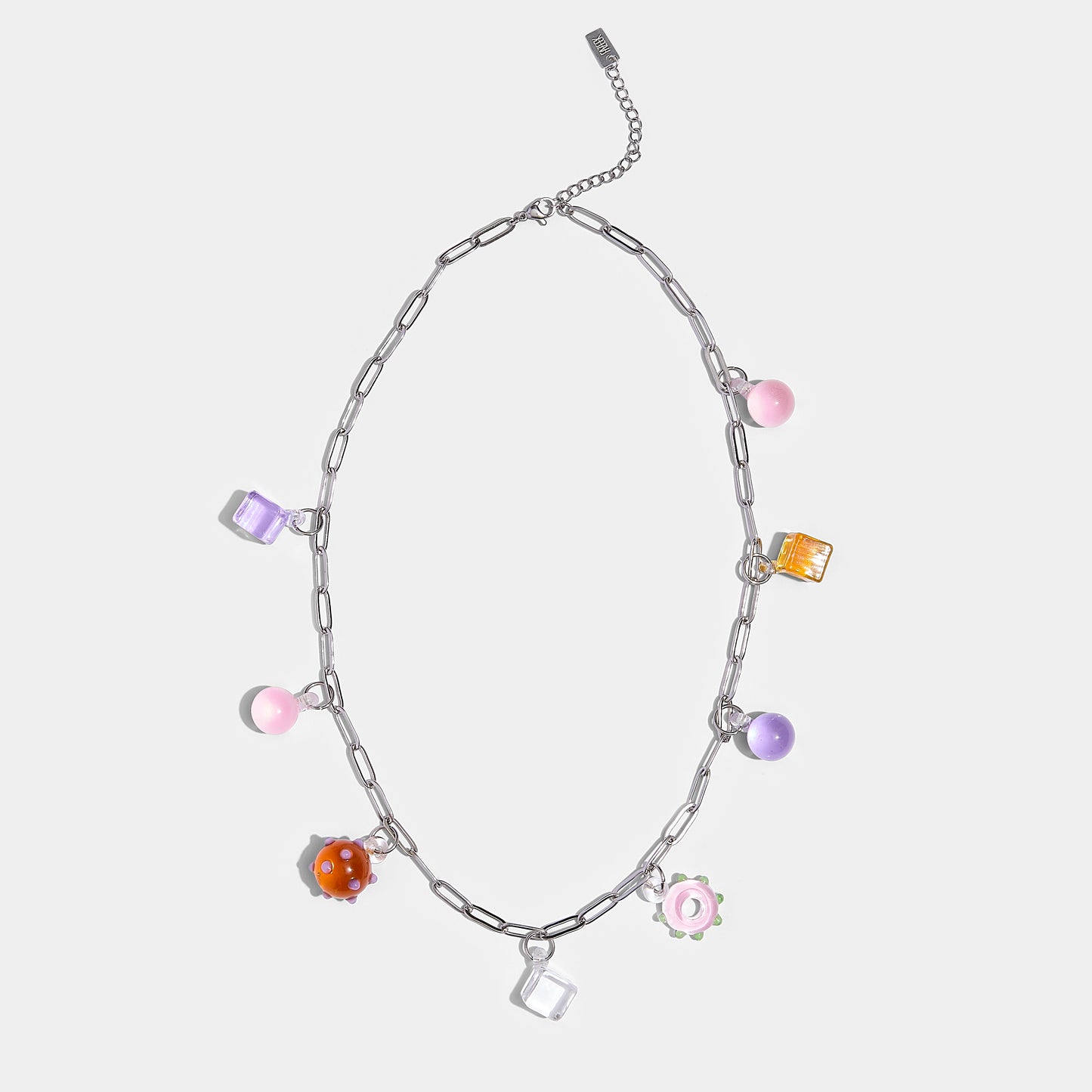 Charm Necklace - Silver