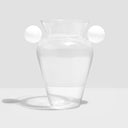Shop Now GEO URN - CLEAR + WHITE at Fazeek