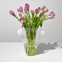 Shop Now GEO URN - CLEAR + WHITE at Fazeek
