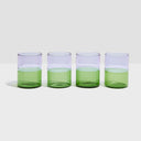 Shop Now TWO TONE GLASSES - LILAC + GREEN at Fazeek