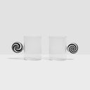 Shop Now SWIRL ESPRESSO CUPS - BLACK + WHITE at Fazeek