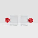 Shop Now SWIRL ESPRESSO CUPS - RED + PINK at Fazeek