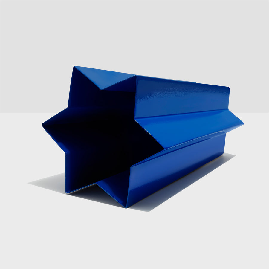 STAR VASE-  BLUE