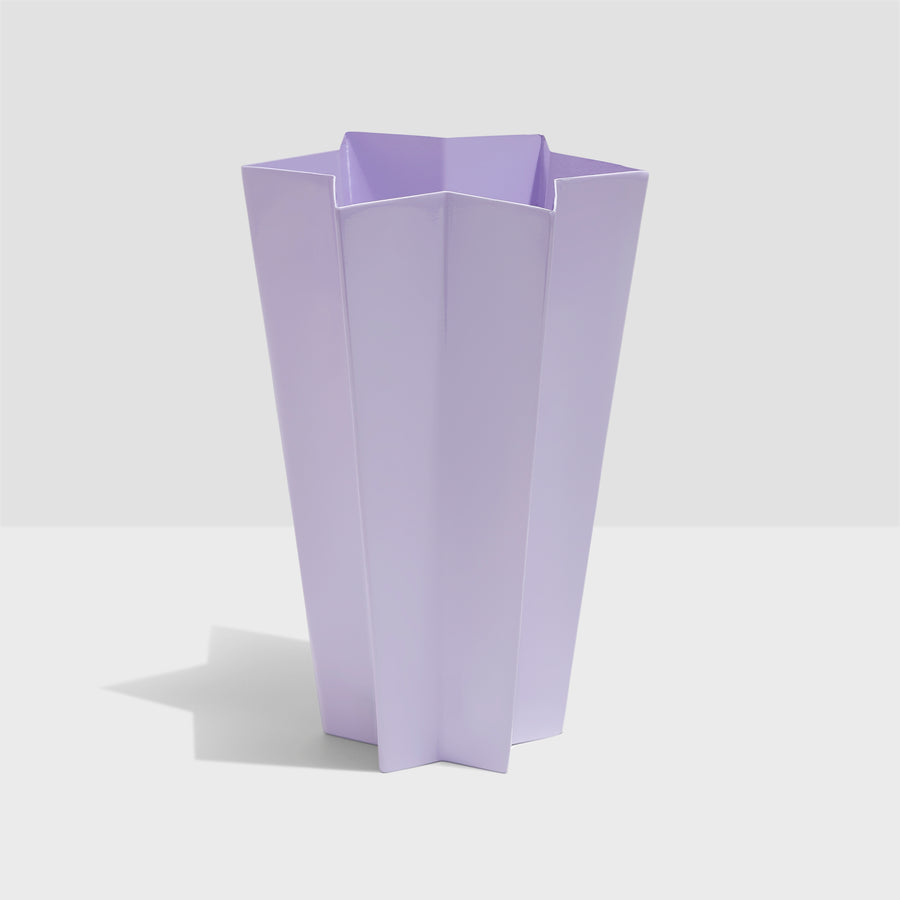 STAR VASE-  LILAC