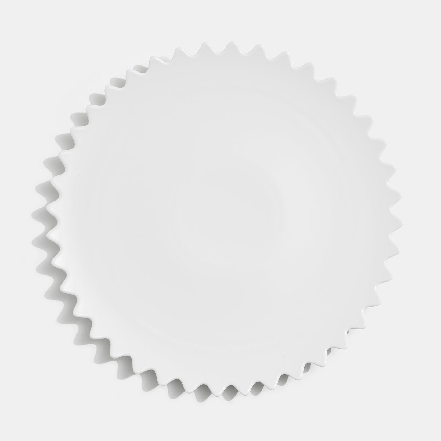 ZIGZAG PLATTER - WHITE