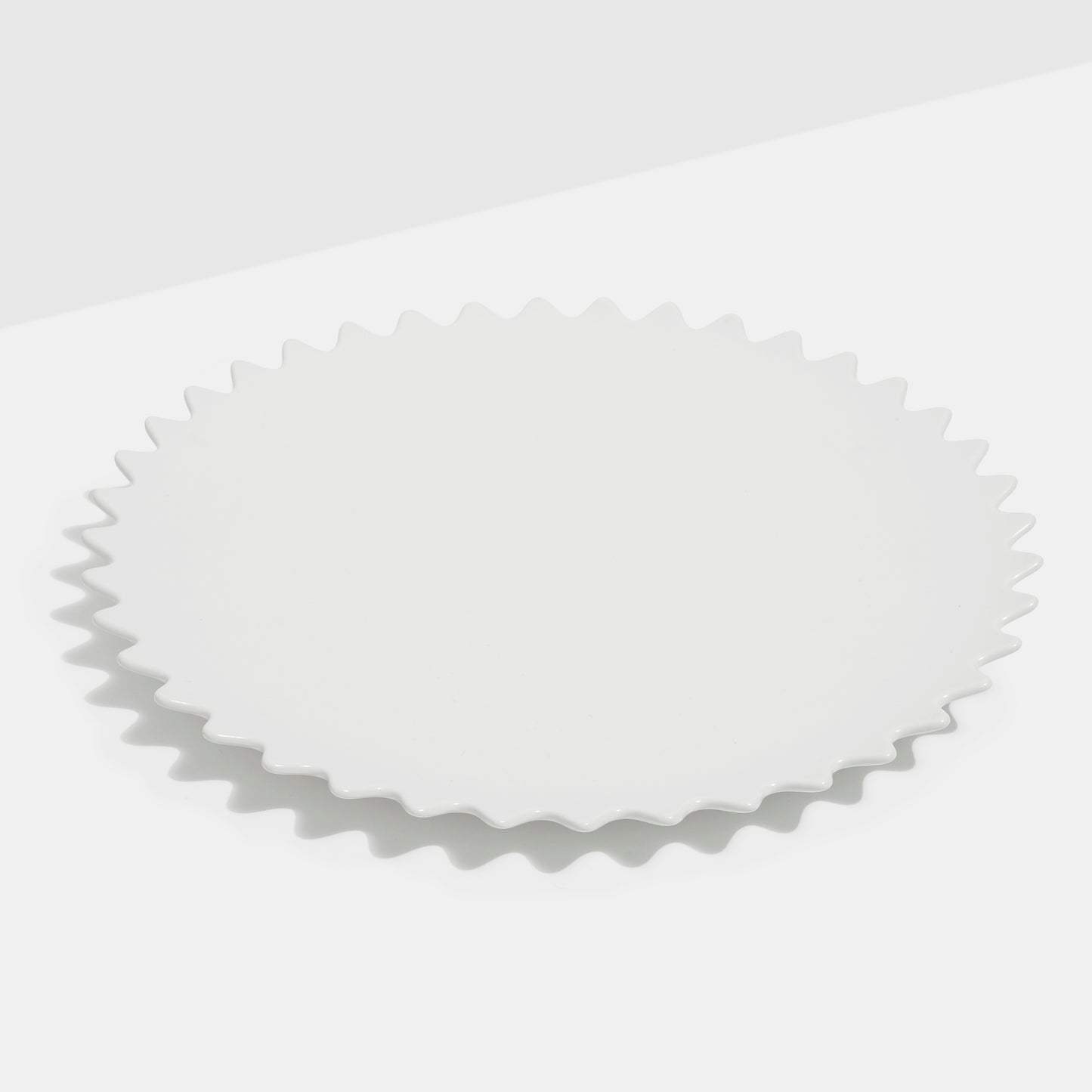 ZIGZAG PLATTER - WHITE