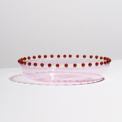 Pearl Platter - Pink + Amber