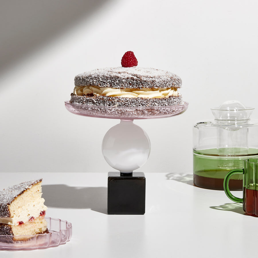 GEO CAKE STAND - PINK