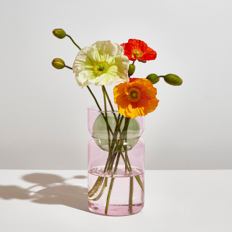 BALANCE VASE - PINK + GREEN