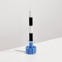Shop Now STRIPED DINNER CANDLES - BLACK + WHITE at Fazeek