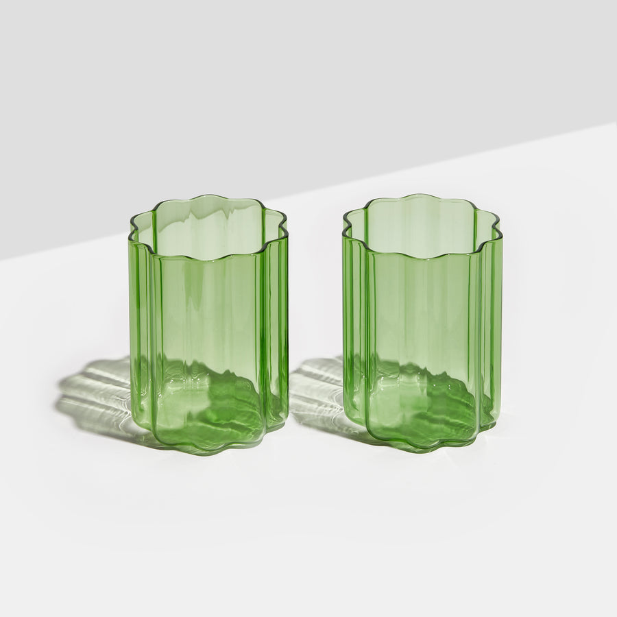 TWO x WAVE GLASSES - GREEN