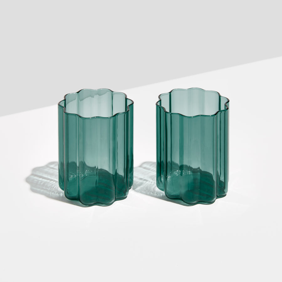 TWO x WAVE GLASSES - TEAL