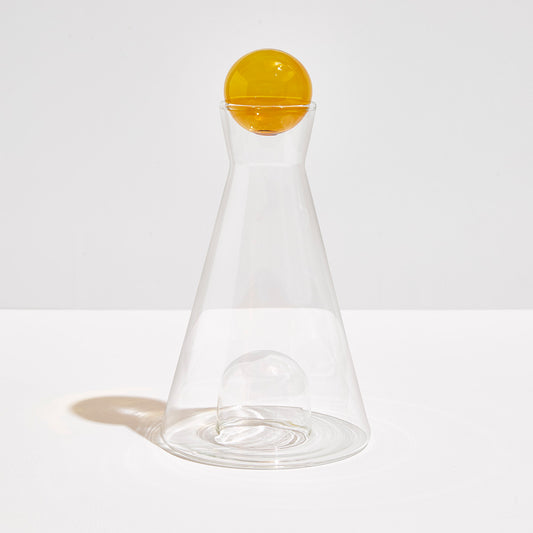 VICE VERSA CARAFE - CLEAR + AMBER