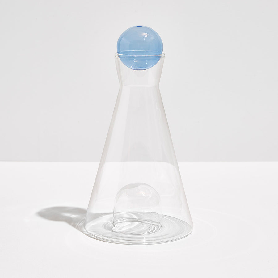 VICE VERSA CARAFE - CLEAR + BLUE