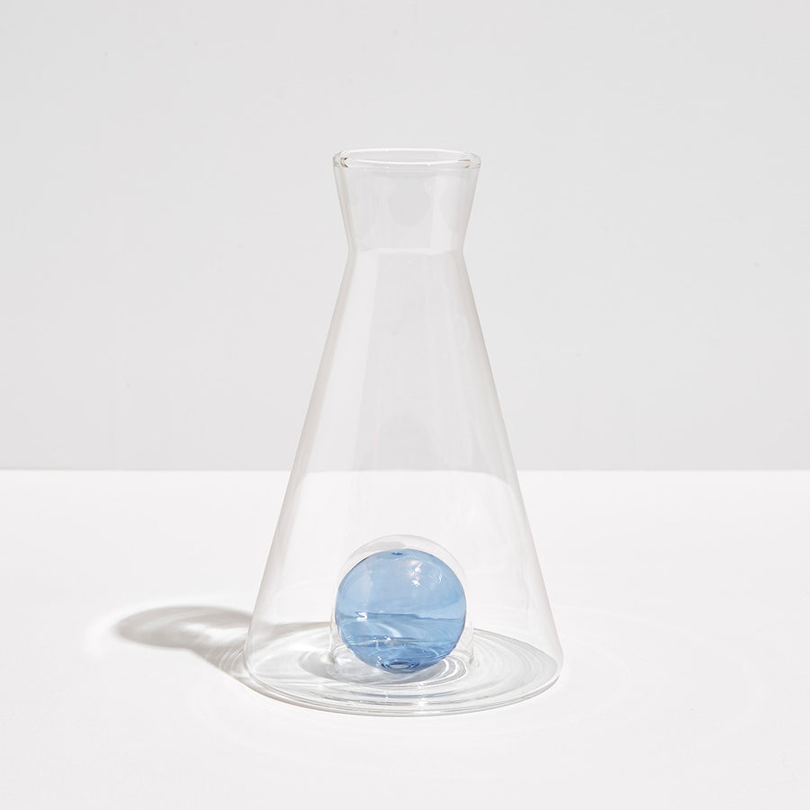 VICE VERSA CARAFE - CLEAR + BLUE