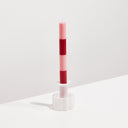 Shop Now STRIPED DINNER CANDLES - PINK + MAROON at Fazeek
