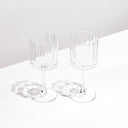 Shop Now WAVE WINE GLASSES - CLEAR at Fazeek